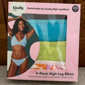 Womens Kindly Yours Bikini Panties 4pk size XXXL 22